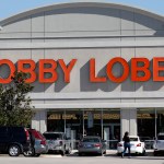 Customers walk into a Hobby Lobby Thursday, Nov. 1, 2012, in Dallas. An arts and craft supply chain that wants to block enforcement of part of a new health care law that requires employers to cover insurance costs for the morning-after pill and the week-after pill is heading to court. (AP Photo/Tony Gutierrez)