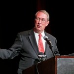 US Rep. Bob Goodlatte, R-Va., , gestures as he speaks during a gala prior start of the Virginia GOP Convention   in Roanoke, Va., Friday, June 6, 2014.    (AP Photo/Steve Helber)