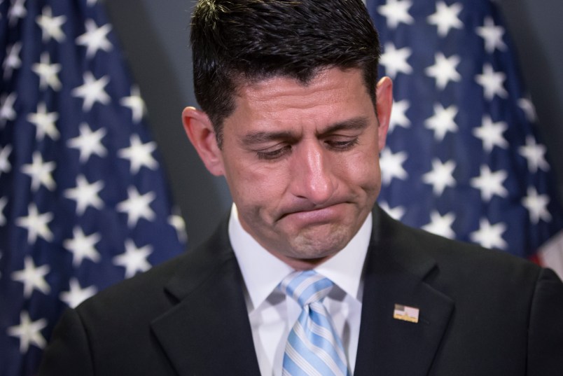 Speaker of the House Paul Ryan, R-Wis., tells reporters it looks like Hillary Clinton got preferential treatment from the FBI in its investigation of the former secretary of state's use of a private email server for government business, during a news conference at Republican National Committee Headquarters on Capitol Hill in Washington, Wednesday, July 6, 2016. He said there are a number of outstanding questions about the FBI inquiry. Director James Comey will be testifying Thursday before the House Oversight committee, and the House Judiciary panel has scheduled a hearing next week with Attorney General Loretta Lynch.   (AP Photo/J. Scott Applewhite)