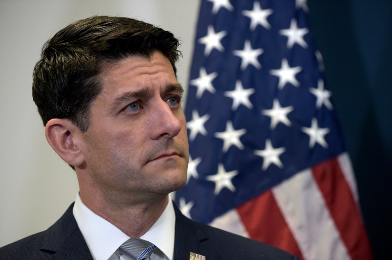 House Speaker Paul Ryan of Wis., listens during a news conference on Capitol Hill in Washington, Wednesday, Nov. 30, 2016. (AP Photo/Susan Walsh)