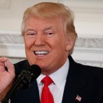 President Donald Trump speaks to a meeting of the National Governors Association at the White House, Monday, Feb. 27, 2017, in Washington. (AP Photo/Evan Vucci)
