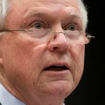 US Attorney General Jeff Sessions gestures during a speech before law enforcement officers in Richmond, Va., Wednesday, March 15, 2017.   (AP Photo/Steve Helber)