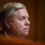 Senate Appropriations Committee Chairman Sen. Lindsey Graham, R-S.C., listens to witnesses testimony, during a Senate Appropriation Committee hearing on “Civil Society Perspectives on Russia” on Capitol Hill in Washington, Wednesday, March 29, 2017.  (AP Photo/Manuel Balce Ceneta)