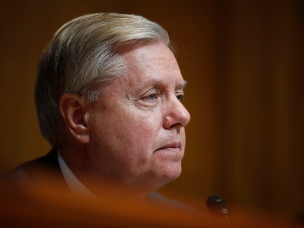 Senate Appropriations Committee Chairman Sen. Lindsey Graham, R-S.C., listens to witnesses testimony, during a Senate Appropriation Committee hearing on “Civil Society Perspectives on Russia” on Capitol Hill in Washington, Wednesday, March 29, 2017.  (AP Photo/Manuel Balce Ceneta)