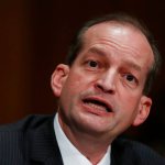 Labor secretary-nominee Alex Acosta, testifies before the Senate Health, Education, Labor and Pensions Committee during a hearing to consider his nomination on Capitol Hill in Washington, Wednesday, March 22, 2017. (AP Photo/Manuel Balce Ceneta)