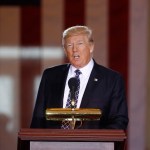 President Donald Trump speaks during the United States Holocaust Memorial Museum’s National Days of Remembrance ceremony on Capitol Hill in Washington, Tuesday, April 25, 2017. (AP Photo/Pablo Martinez Monsivais)