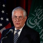Secretary of State Rex Tillerson speaks to the U.S.-Saudi Arabia CEO Summit at the U.S. Chamber of Commerce in Washington, Wednesday, April 19, 2017.  (AP Photo/Manuel Balce Ceneta)