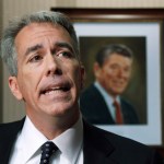 FILE - In this Nov. 17, 2010 file photo, then-Rep.-elect Joe Walsh, R-Ill. speaks on Capitol Hill in Washington. The Chicago Sun-Times reports Thursday, July 28, 2011, that Walsh's ex-wife, Layra Walsh has sued her ex-husband for more than $117,000 in what she says is unpaid child support and interest. Laura Walsh filed the claim in December in their divorce case. (AP Photo/Manuel Balce Ceneta, File)