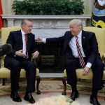 President Donald Trump XXXX Turkish President Recep Tayyip Erdogan xxxx at the White House, Tuesday, May 16, 2017, in Washington. (AP Photo/Evan Vucci)
