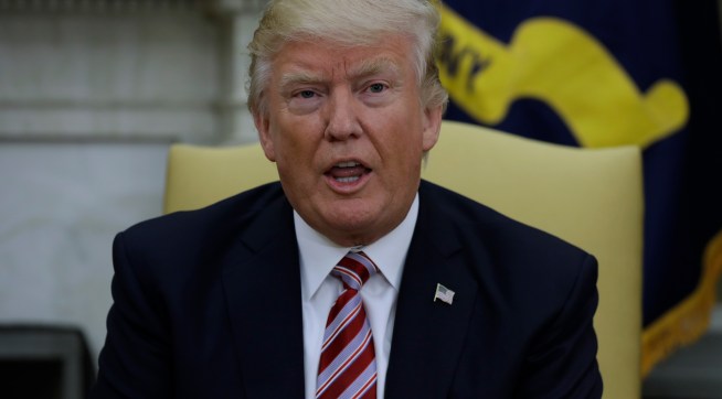 President Donald Trump XXXX Turkish President Recep Tayyip Erdogan xxxx at the White House, Tuesday, May 16, 2017, in Washington. (AP Photo/Evan Vucci)