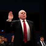 Former CIA Director John Brennan testifies on CapitolHill in Washington, Tuesday, May 23, 2017, before the House Intelligence Committee Russia Investigation Task Force. (AP Photo/Pablo Martinez Monsivais)