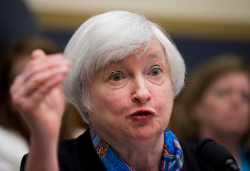 Federal Reserve Chair Janet Yellin testifies on U.S. monetary policy before the House Financial Services Committee on Capitol Hill in Washington, Wednesday, June 22, 2016. (AP Photo/Manuel Balce Ceneta)