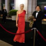 President-elect Donald Trump adviser Kellyanne Conway speaks with members of the media as she arrives for a dinner at Union Station ahead of Friday's presidential inauguration, in Washington, Thursday, Jan. 19, 2017. (AP Photo/Matt Rourke)