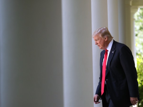 President Donald Trump speaks about the US role in the Paris climate change accord in the Rose Garden, Wednesday, June 1, 2017, in Washington. (AP Photo/Andrew Harnik)
