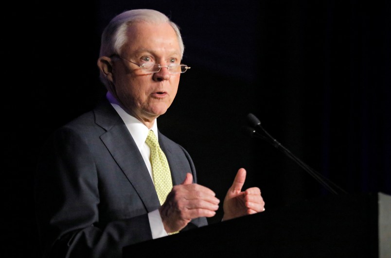 6/6/17 - Atlanta, GA -  U.S. Attorney General Jeff Sessions spoke Tuesday morning at the opening session of the National Law Enforcement Conference on Human Exploitation at the Sheraton Atlanta Hotel.  D. Scott Dutton, Deputy Director, Georgia Bureau of Investigation and John Horn, United States Attorney, Northern District of Georgia, also addressed the group.  Crimes against children are among the worst in America, and technology has made it even easier for predators to reach their victims, Sessions said in his speech.  BOB ANDRES  /BANDRES@AJC.COM