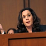 Sen. Kamala Harris, D-Calif., reacts during a Senate Intelligence Committee hearing about the Foreign Intelligence Surveillance Act, on Capitol Hill, Wednesday, June 7, 2017, in Washington. (AP Photo/Alex Brandon)