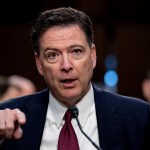 Former FBI Director James Comey speaks during a Senate Intelligence Committee hearing on Capitol Hill, Thursday, June 8, 2017, in Washington. (AP Photo/Andrew Harnik)
