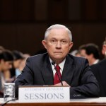 Attorney General Jeff Sessions is sworn-in on Capitol Hill in Washington, Tuesday, June 13, 2017, prior to testifying before the Senate Intelligence Committee hearing about his role in the firing of James Comey, his Russian contacts during the campaign and his decision to recuse from an investigation into possible ties between Moscow and associates of President Donald Trump. (AP Photo/Alex Brandon)