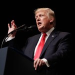 President Donald Trump delivers remarks on Cuba policy, Friday, June 16, 2017, in Miami. (AP Photo/Evan Vucci)