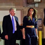 President Donald Trump and first lady Melania Trump walks to their vehicle after visiting MedStar Washington Hospital Center in Washington, Wednesday, June 14, 2017, where House Majority Leader Steve Scalise of La. was taken after being shot in Alexandria, Va., during a Congressional baseball practice. (AP Photo/Pablo Martinez Monsivais)