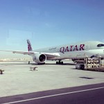 A parked Qatari plane in Hamad International Airport (HIA) in Doha, Qatar, Tuesday, June 6, 2017. Qatar's foreign minister says Kuwait is trying to mediate a diplomatic crisis in which Arab countries have cut diplomatic ties and moved to isolate his energy-rich, travel-hub nation from the outside world. Airlines suspended flights and residents cleaned out store shelves. Bahrain, Egypt, Saudi Arabia and the United Arab Emirates said Monday they would cut diplomatic ties. (AP Photo/Hadi Mizban)
