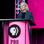 President and CEO Paula Kerger speaks at the PBS's Executive Session at the 2017 Television Critics Association press tour on Sunday, Jan. 15, 2017, in Pasadena, Calif. (Photo by Willy Sanjuan/Invision/AP)