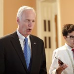 Sen. Ron Johnson, R-Wisc., on Capitol Hill in Washington Thursday, July 13, 2017. Senate Majority Leader Mitch McConnell of Ky., rolls out the GOP's revised health care bill, pushing toward a showdown vote next week with opposition within the Republican ranks. (AP Photo/Pablo Martinez Monsivais)