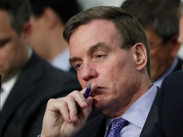 Vice Chairman Mark Warner, D-Va., and Sen. Richard Burr, R-N.C., right, chairman of the Senate Select Committee on Intelligence, listen as Attorney General Jeff Sessions testifies before the Senate Select Committee on Intelligence about his role in the firing of FBI Director James Comey and the investigation into contacts between Trump campaign associates and Russia, on Capitol Hill in Washington, Tuesday, June 13, 2017. (AP Photo/J. Scott Applewhite)