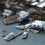 Homes are shown damaged from storm surge  from Hurricane Irma Tuesday, Sept. 12, 2017, in Key West, Fla.  (AP Photo/Chris O'Meara)