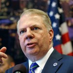 FILE - This June 14, 2017 file photo Seattle Mayor Ed Murray takes a question at a news conference at City Hall in Seattle. A fifth man has accused Murray of sexual abuse decades ago.The Seattle Times reported Tuesday, Sept. 12, 2017, that the man is Murray's first cousin once removed, Joseph Dyer.Dyer told the newspaper he was 13 and that Murray was in his early 20s when Murray came to live with Dyer's family in Medford, New York and the alleged abuse happened. Murray has denied the allegations, and he blamed Dyer's on bad relations between their families. (AP Photo/Elaine Thompson,File)