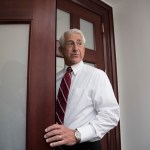 Rep. Dave Reichert, R-Wash., arrives for a House Republican Conference meeting on Capitol Hill in Washington, Friday, July 28, 2017. Dealing a serious blow to President Donald Trump's agenda, the Senate early Friday rejected a measure to repeal parts of former President Barack Obama's health care law after a night of high suspense in the U.S. Capitol.  (AP Photo/J. Scott Applewhite)