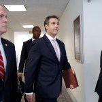 Michael Cohen, President Donald Trump’s personal attorney, arrives on Capitol Hill in Washington, Tuesday, Sept. 19, 2017. Cohen is schedule to testify before the Senate Intelligence Committee in a closed session. (AP Photo/Pablo Martinez Monsivais)