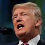 President Donald Trump speaks to the National Association of Manufactures at the Mandarin Oriental hotel, Friday, Sept. 29, 2017, in Washington. (AP Photo/Evan Vucci)