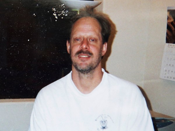 This undated photo provided by Eric Paddock shows him at left with his brother, Las Vegas gunman Stephen Paddock at right. Stephen Paddock opened fire on the Route 91 Harvest Festival on Sunday, Oct. 1, 2017, killing dozens and wounding hundreds. (Courtesy of Eric Paddock via AP)