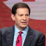 Producers Mark Halperin, left, and Mark McKinnon participate in "The Circus of Politics" panel during the Showtime Critics Association summer press tour on Thursday, Aug. 11, 2016, in Beverly Hills, Calif. (Photo by Richard Shotwell/Invision/AP)