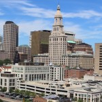 A view of the University of Connecticut's downtown Hartford campus shortly after it officially opened on Aug. 23, 2017.  The satellite campus will serve as home to 2,300 students and 300 UConn faculty members. (AP Photo/Pat Eaton-Robb)