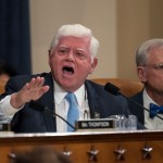 Rep. John Larson, D-Conn., joined at right by Rep. Earl Blumenauer, D-Ore., questions House Ways and Means Committee Chairman Kevin Brady, R-Texas, saying that "This is not an honorable time or day for this committee," as the panel begins the markup process of the GOP's far-reaching tax overhaul, on Capitol Hill in Washington, Monday, Nov. 6, 2017. (AP Photo/J. Scott Applewhite)