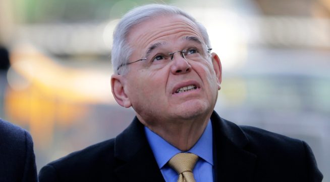 New Jersey Senator Bob Menendez arrives to the federal courthouse in Newark, N.J., Tuesday, Nov. 14, 2017. Jurors in Menendez's bribery trial remained deadlocked Tuesday after a judge told them to "take as much time as you need" to reach a verdict on 18 counts against the New Jersey Democrat and his wealthy friend. (AP Photo/Seth Wenig)