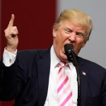 President Donald Trump speaks at a campaign rally in support of Sen. Luther Strange, Friday, Sept. 22, 2017, in Huntsville, Ala. (AP Photo/Brynn Anderson)