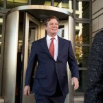 Paul Manafort, President Donald Trump's former campaign chairman, departs Federal District Court, Thursday, Nov. 2, 2017, in Washington. (AP Photo/Andrew Harnik)