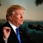 President Donald Trump speaks in the Diplomatic Reception Room of the White House, Wednesday, Dec. 6, 2017, in Washington. Trump recognized Jerusalem as Israel's capital despite intense Arab, Muslim and European opposition to a move that would upend decades of U.S. policy and risk potentially violent protests. (AP Photo/Alex Brandon)