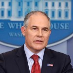 FILE - In this June 2, 2017 file photo, EPA Administrator Scott Pruitt speaks in the Brady Press Briefing Room of the White House in Washington. The inspector general at the EPA has opened an inquiry into Pruitt’s frequent taxpayer-funded travel to his home in Oklahoma. (AP Photo/Pablo Martinez Monsivais, File)