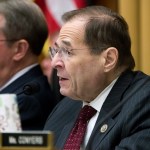 Rep. Jerrold Nadler, D-N.Y., joined at left by House Judiciary Committee Chairman Bob Goodlatte, R-Va., makes a statement as the Republican-controlled panel crafts a bill to expand gun owners' rights, the first gun legislation since mass shootings in Las Vegas and Texas killed more than 80 people, on Capitol Hill in Washington, Wednesday, Nov. 29, 2017. Rep. Nadler, whose district includes parts of Manhattan and the Bronx in New York, becomes the ranking member on the Judiciary Committee, a position which was vacated by Rep. John Conyers, D-Mich., amid a congressional investigation of sexual harassment.  (AP Photo/J. Scott Applewhite)
