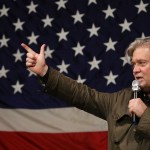 Republican Senatorial candidate Roy Moore stands with Steve Bannon during a campaign event at Oak Hollow Farm on December 5, 2017 in Fairhope, Alabama. Mr. Moore is facing off against Democrat Doug Jones in next week's special election for the U.S. Senate.