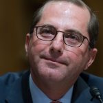 UNITED STATES - JANUARY 09: Alex Azar, nominee to be Department of Health and Human Services secretary, testifies during his Senate Finance Committee confirmation hearing in Dirksen Building on January 9, 2018. (Photo By Tom Williams/CQ Roll Call)