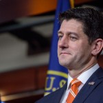 WASHINGTON, DC - JANUARY 17:  Speaker of House Paul Ryan attends a press conference on capital hill on January 17, 2018 in Washington, DC.  (Photo by Tasos Katopodis/Getty Images)