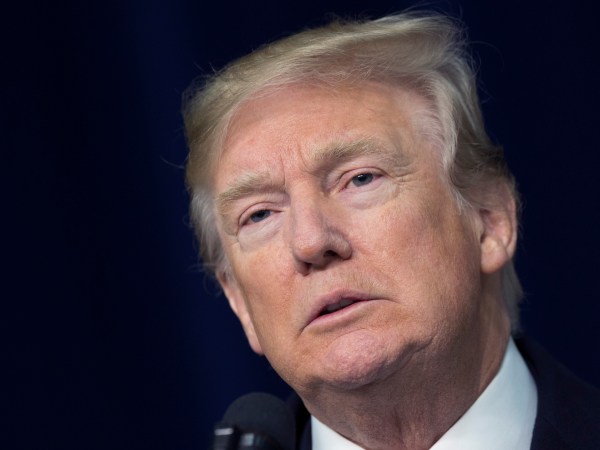 06 January 2018- Thurmont MD- U.S. President Donald J. Trump speaks at Camp David after holding meetings with staff, members of his Cabinet and Republican members of Congress to discuss the Republican legislative agenda for 2018. Photo Credit: Chris Kleponis/Sipa USA