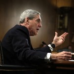 WASHINGTON, DC - JUNE 19:   Federal Bureau of Investigation (FBI) Director Robert Mueller testifies during a hearing before the Senate Judiciary Committee June 19, 2013 on Capitol Hill in Washington, DC. Mueller confirmed that the FBI uses drones for domestic surveillance during the hearing on FBI oversight.  (Photo by Alex Wong/Getty Images)