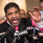 CHARLOTTE, NC - SEPTEMBER 22: The Rev. Rodney Sadler addresses the media during a NAACP press conference September 22, 2016 in Charlotte, NC. The group is asking for the release of police video of the fatal shooting of 43-year-old Keith Lamont Scott at an apartment complex near UNC Charlotte. (Photo by Sean Rayford/Getty Images)