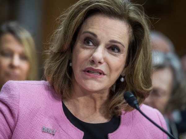 UNITED STATES - JULY 20: K.T. McFarland, nominee to be ambassador to Singapore, attends her Senate Foreign Relations Committee confirmation hearing in Dirksen Building on July 20, 2017. (Photo By Tom Williams/CQ Roll Call)